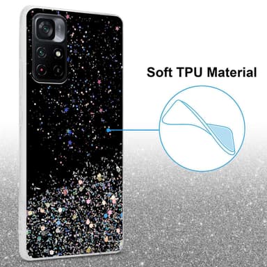 Xiaomi POCO M4 PRO 5G Skal Fodral Case (Svart)