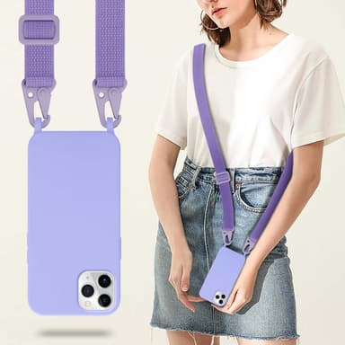 iPhone 11 PRO MAX Skal Fodral Kedja (Lila)