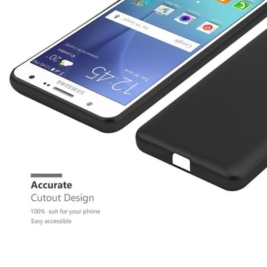 Skal Samsung Galaxy J7 2015 Fodral Case (Svart)