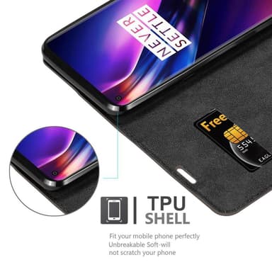 OnePlus 8 Skal Fodral Case (Brun)