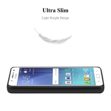 Skal Samsung Galaxy J7 2015 Fodral Case (Svart)