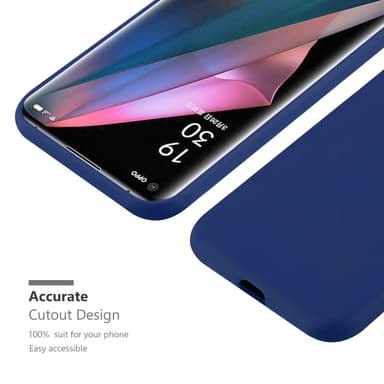 Skal Oppo FIND X3 PRO Fodral Case (Blå)