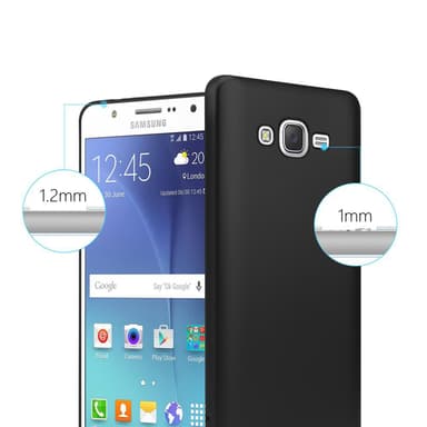 Skal Samsung Galaxy J7 2015 Fodral Case (Svart)