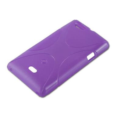 Sony Xperia MIRO Skal Fodral Case (Lila)