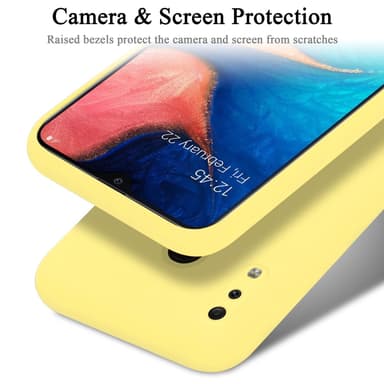 Samsung Galaxy A20 / A30 / M10s Skal Fodral Case (Gul)