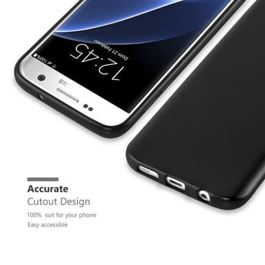 Skal Samsung Galaxy S7 Fodral Case (Svart)