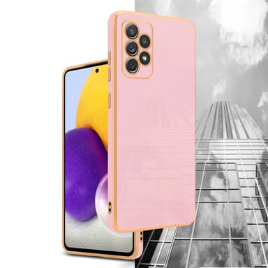 Samsung Galaxy A72 4G / 5G Skal Fodral Case (Rosa)