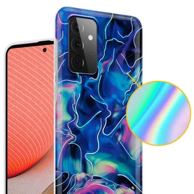 Samsung Galaxy A72 4G / 5G Plånboksfodral Skal (Blå)