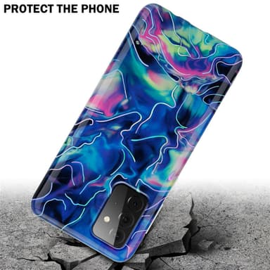 Samsung Galaxy A72 4G / 5G Plånboksfodral Skal (Blå)