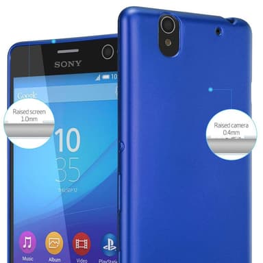 Skal Sony Xperia C4 Fodral Case (Blå)