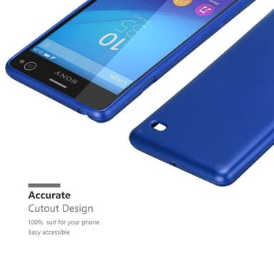 Skal Sony Xperia C4 Fodral Case (Blå)