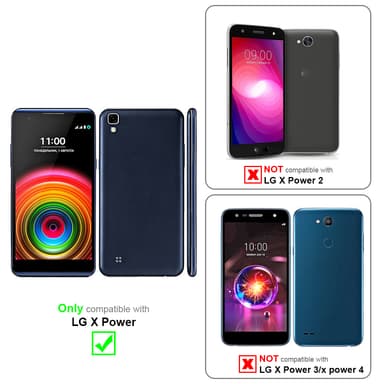 LG X POWER Skal Fodral Case (Rosa)