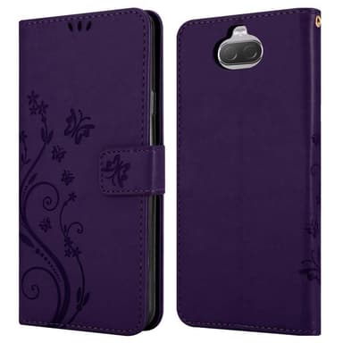 Sony Xperia 10 / Xperia XA3 Plånboksfodral Skal (Lila)
