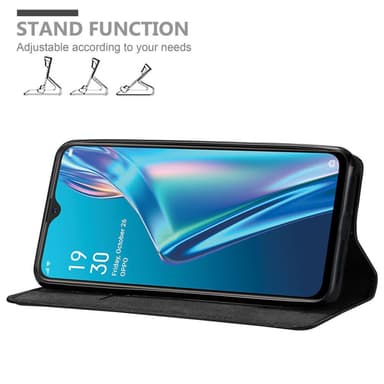 Oppo A12 Skal Fodral Case (Svart)