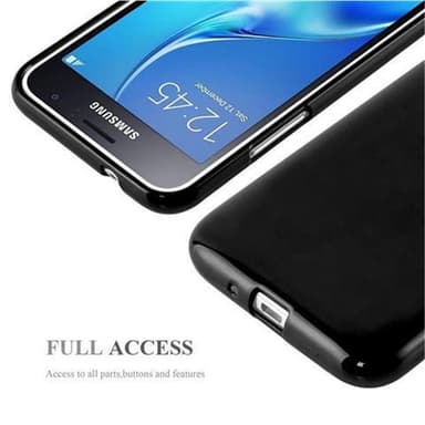Samsung Galaxy J1 2015 Skal Fodral Case (Svart)