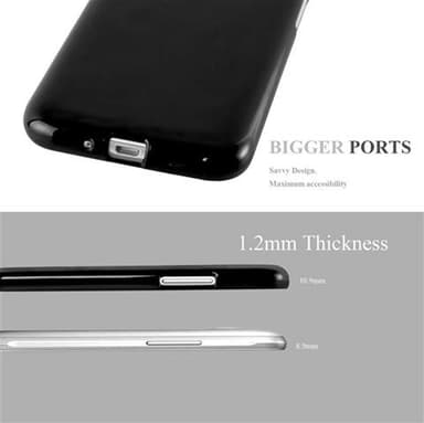 Samsung Galaxy J1 2015 Skal Fodral Case (Svart)
