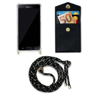 Samsung Galaxy A5 2016 Skal Fodral Kedja (Brun)