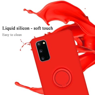 Skal Samsung Galaxy S20 Fodral Case (Röd)