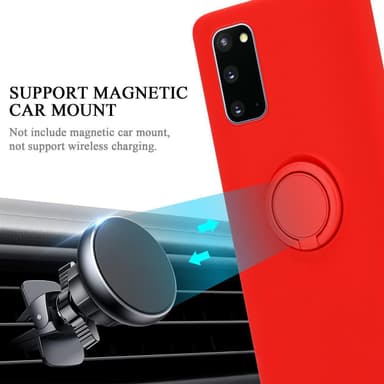 Skal Samsung Galaxy S20 Fodral Case (Röd)