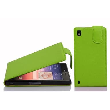 Huawei ASCEND P7 Flipfodral Skal (Grön)