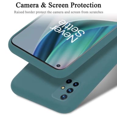 OnePlus Nord N10 5G Skal Fodral Case (Grön)