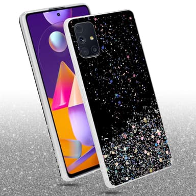 Samsung Galaxy M31s Skal Fodral Case (Svart)