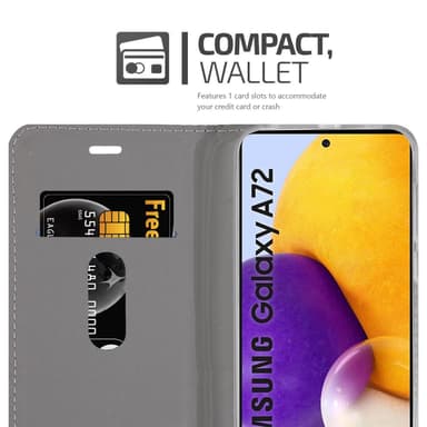 Samsung Galaxy A72 4G / 5G Plånboksfodral Skal (Blå)