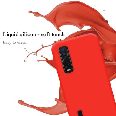 Oppo FIND X2 PRO Skal Fodral Case (Röd)