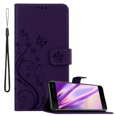 Nokia 6.1 Plånboksfodral Skal (Lila)