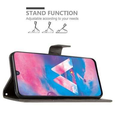 Samsung Galaxy M30 / A40s Plånboksfodral Skal (Grå)