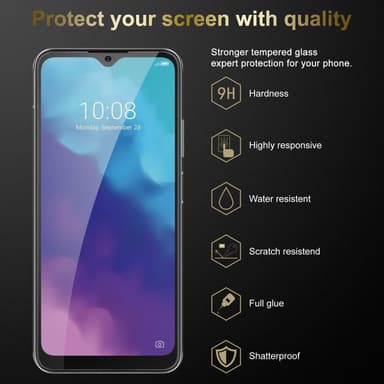 ZTE Blade V30 Vita Skyddsglas Skyddsfilm Skärmskydd