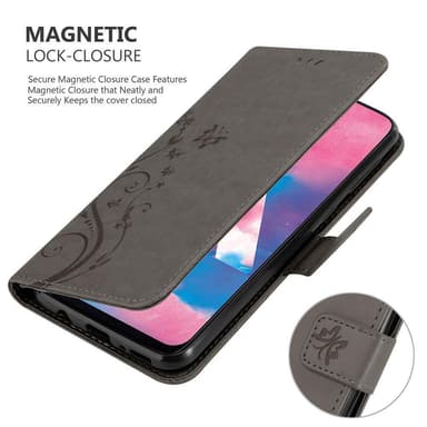 Samsung Galaxy M30 / A40s Plånboksfodral Skal (Grå)