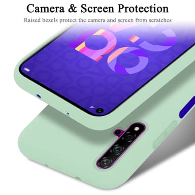 Honor 20 / 20S / Huawei NOVA 5T Skal Fodral Case (Grön)