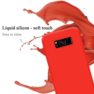 Samsung Galaxy S8 PLUS Skal Fodral Case (Röd)
