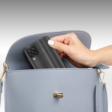 Samsung Galaxy A22 4G Skal Fodral Case (Svwart)