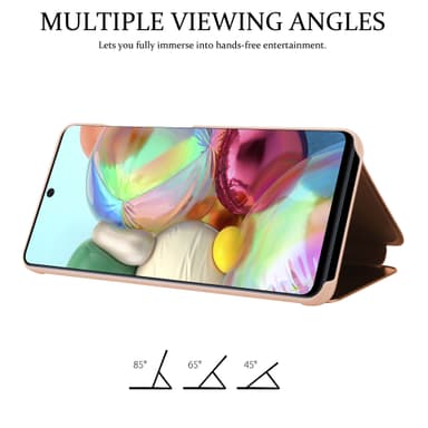 Samsung Galaxy A71 4G Plånboksfodral Skal (Rosa)