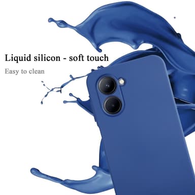 Realme C33 Skal Fodral Case (Blå)