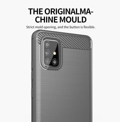 Samsung Galaxy A51 4G / M40s Skal Fodral Case (Grå)