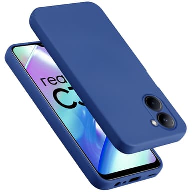 Realme C33 Skal Fodral Case (Blå)