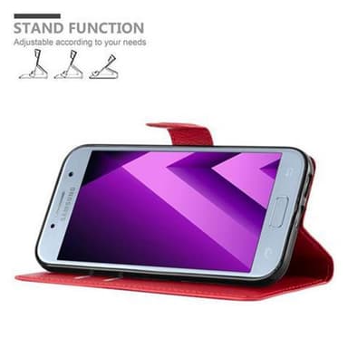 Samsung Galaxy A5 2017 Plånboksfodral Skal (Röd)
