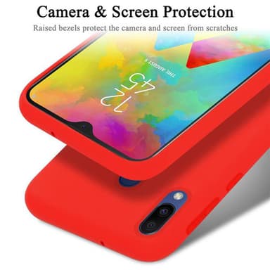 Samsung Galaxy M20 Skal Fodral Case (Röd)