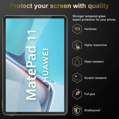 Huawei MatePad 11 (10.95 tum) 3x Skyddsglas Skyddsfilm