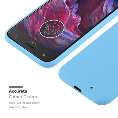 Skal Motorola MOTO X4 Fodral Case (Blå)