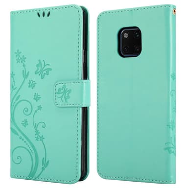 Huawei MATE 20 PRO Plånboksfodral Skal (Turkos)