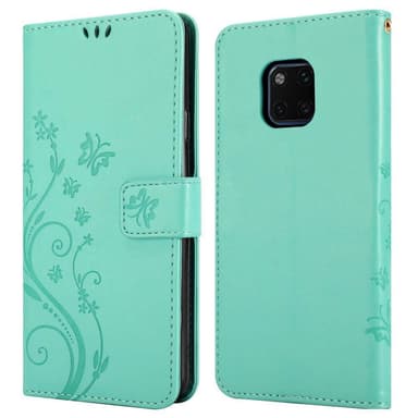 Huawei MATE 20 PRO Plånboksfodral Skal (Turkos)
