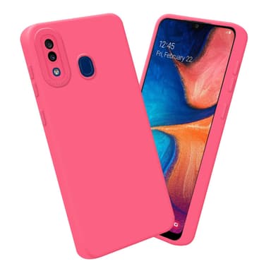 Samsung Galaxy A20 / A30 / M10s Skal Fodral Case (Röd)