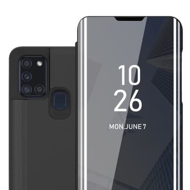 Samsung Galaxy A21s Plånboksfodral Skal (Svart)