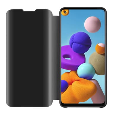 Samsung Galaxy A21s Plånboksfodral Skal (Svart)