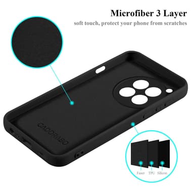 OnePlus 12R Skal Fodral Case (Svart)