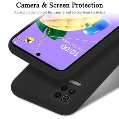 LG K52 / K62 / Q52 Skal Fodral Case (Svart)